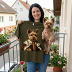 AI Design T-Shirt – Your pet in a royal portrait