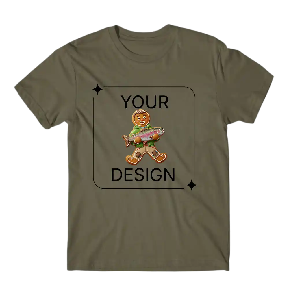 Ai design T-shirt - Personalized gingerbread portrait for the whole family