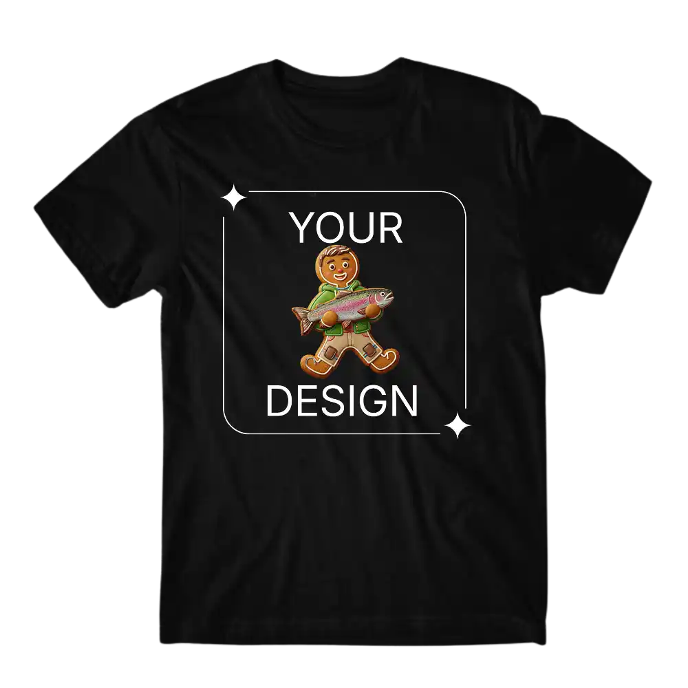 Ai design T-shirt - Personalized gingerbread portrait for the whole family