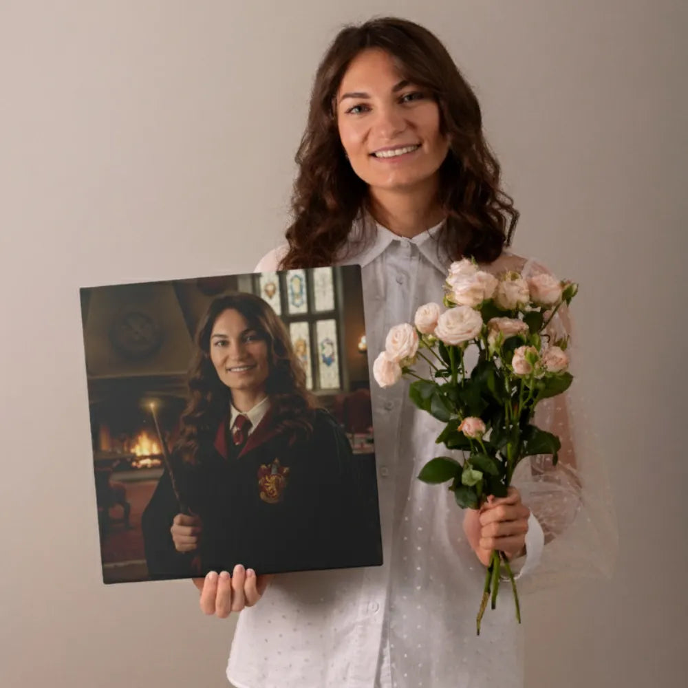 Ai design Canvas - You in Harry Potter's wizarding world