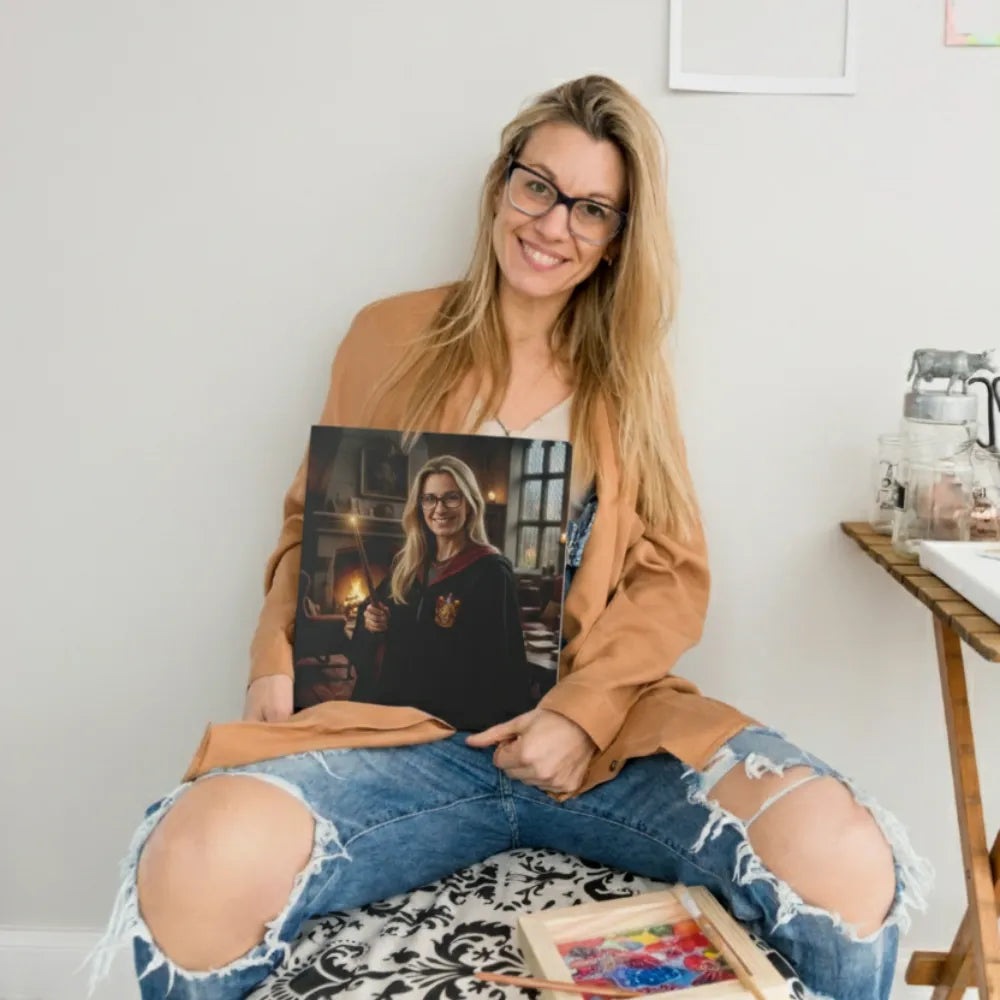 Ai design Canvas - You in Harry Potter's wizarding world