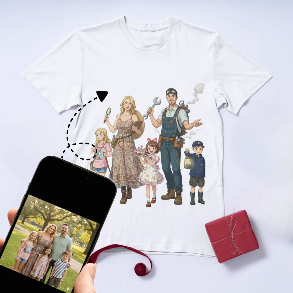 AI Design T-Shirt – You as an Anime Character (Ghibli Inspired)