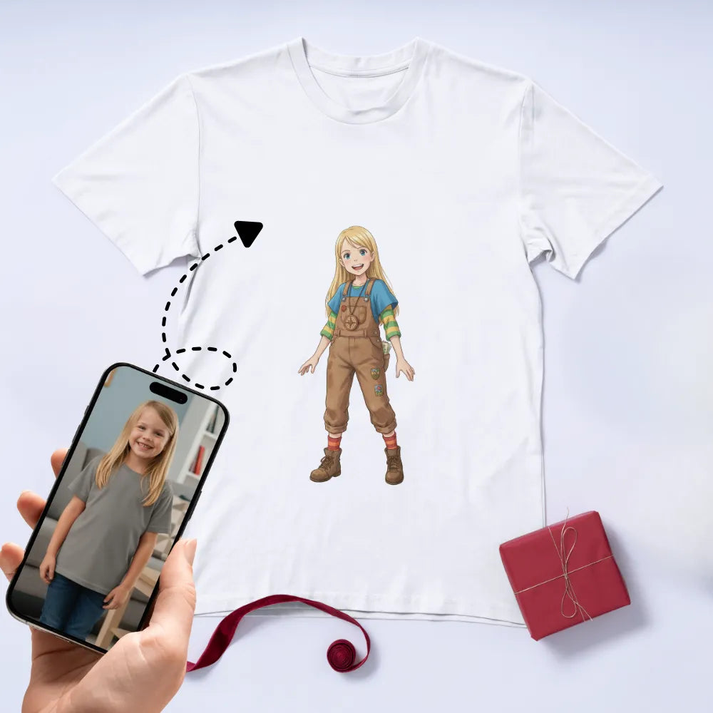 AI Design T-Shirt – You as an Anime Character (Ghibli Inspired)