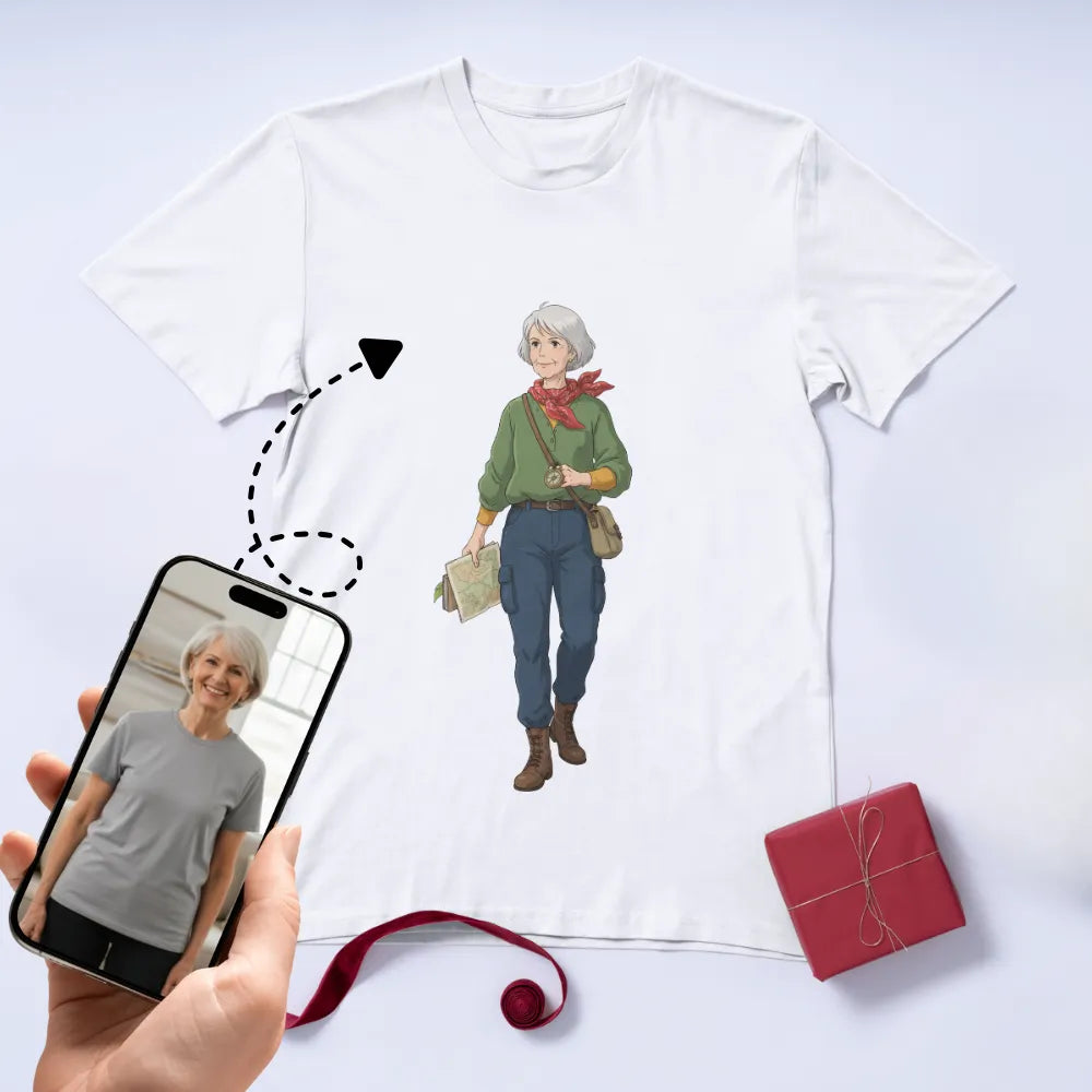 AI Design T-Shirt – You as an Anime Character (Ghibli Inspired)