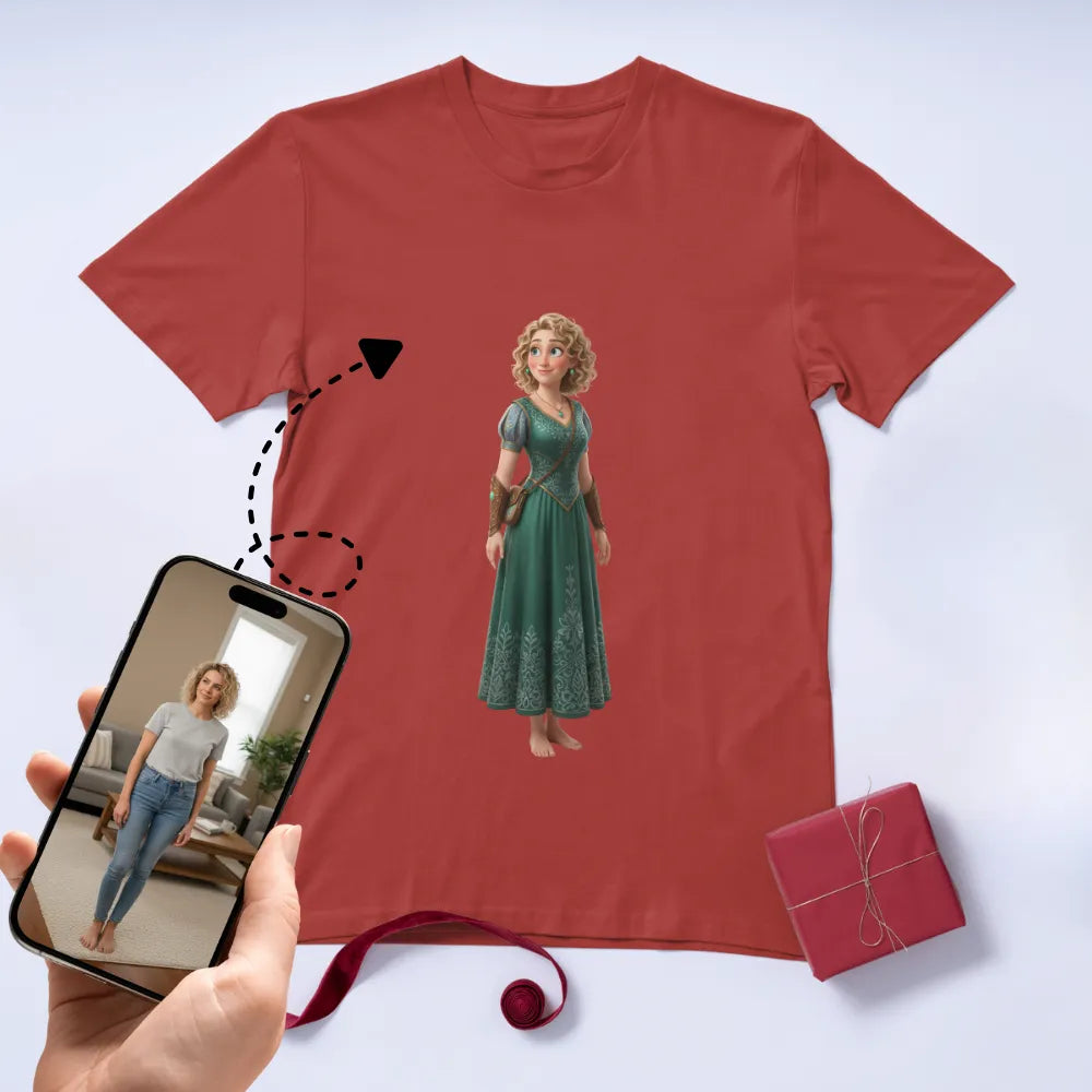 Ai design t-shirt - You as Disney character