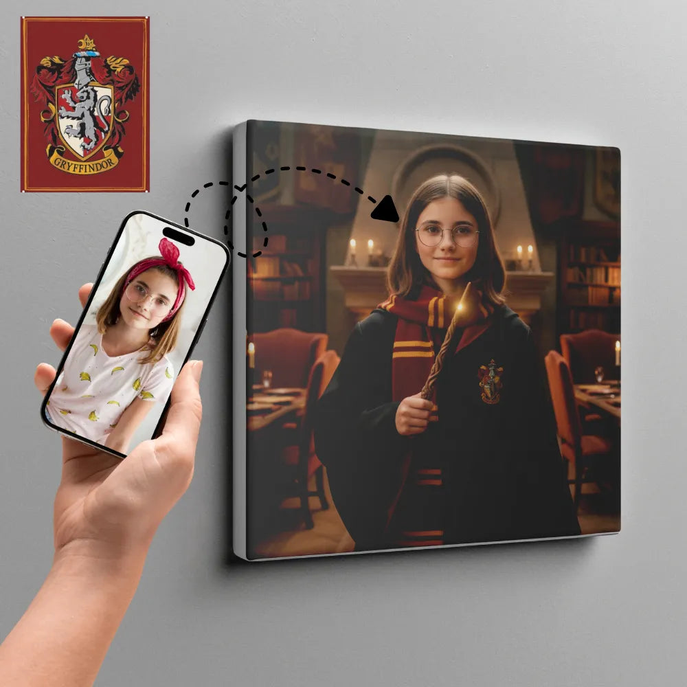 Ai design Canvas - You in Harry Potter's wizarding world