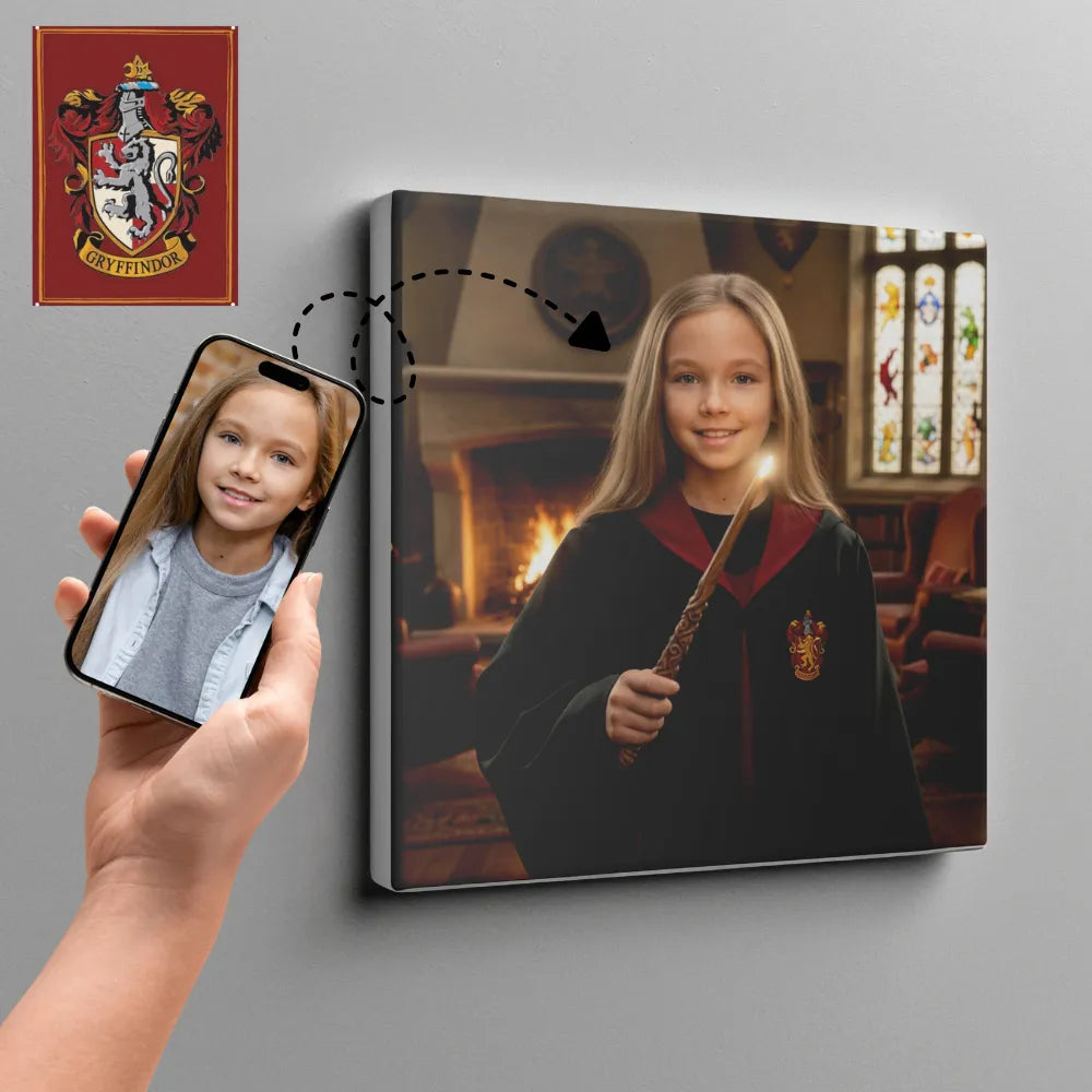 Ai design Canvas - You in Harry Potter's wizarding world