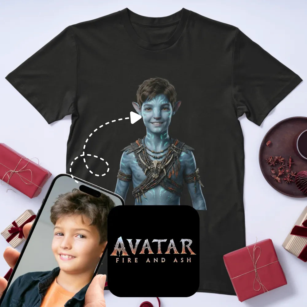 Custom Avatar T-Shirt – You as a Na’vi Warrior